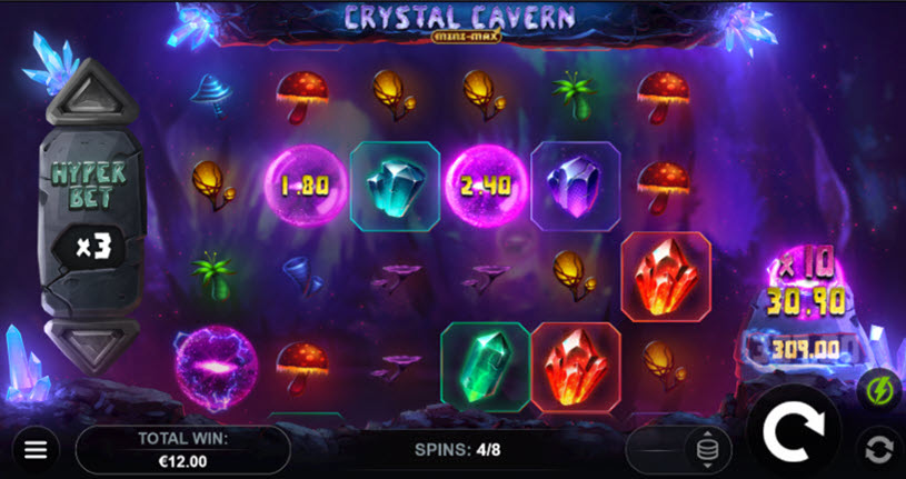 Crystal Cavern Mini-Max ฟรีสปิน