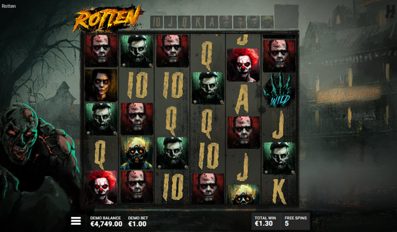 Rotten ฟรีสปิน